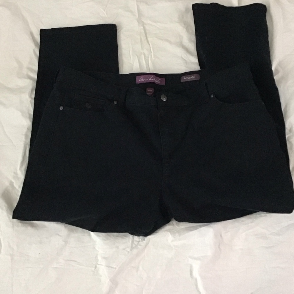 Gloria Vanderbilt Black Ankle Jeans - Amanda